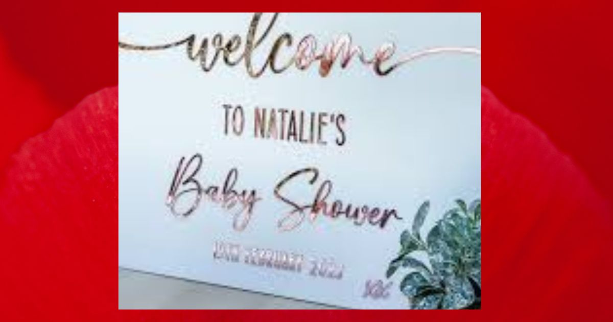 Baby Shower Welcome Sign